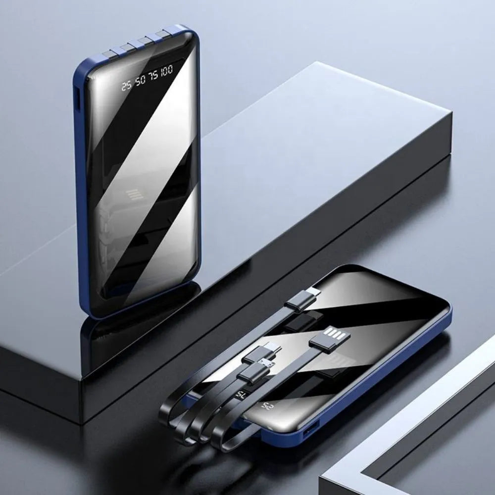 3 Cable Portable 10000mah Power Banks