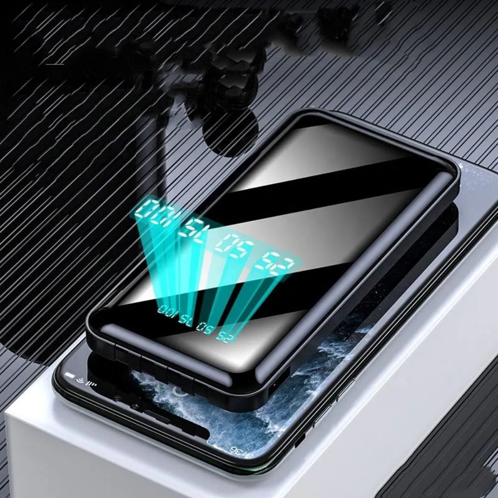 3 Cable Portable 10000mah Power Banks