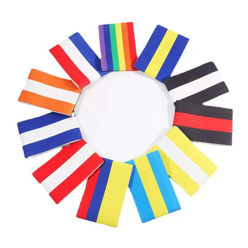 Custom Printed Adjustable Elastic Football Soccer Arm Band