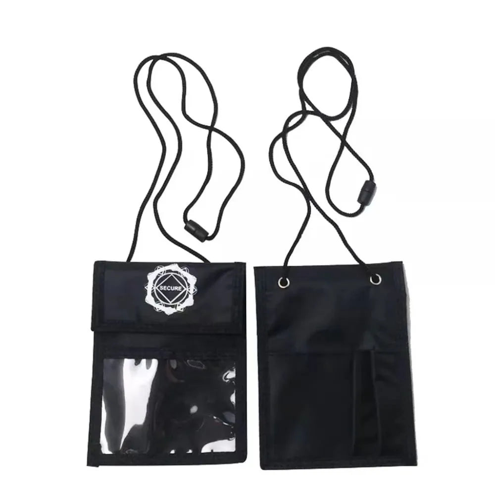 Custom Zippered Nylon Badge Wallet