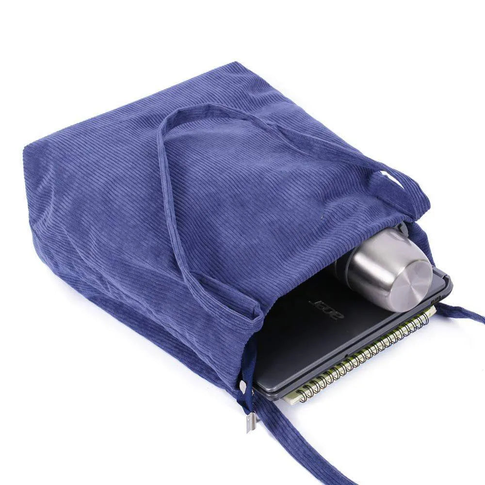 Custom Shoulder Corduroy Tote Bags