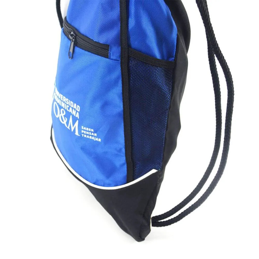 Custom Drawstring Bags with Zipper