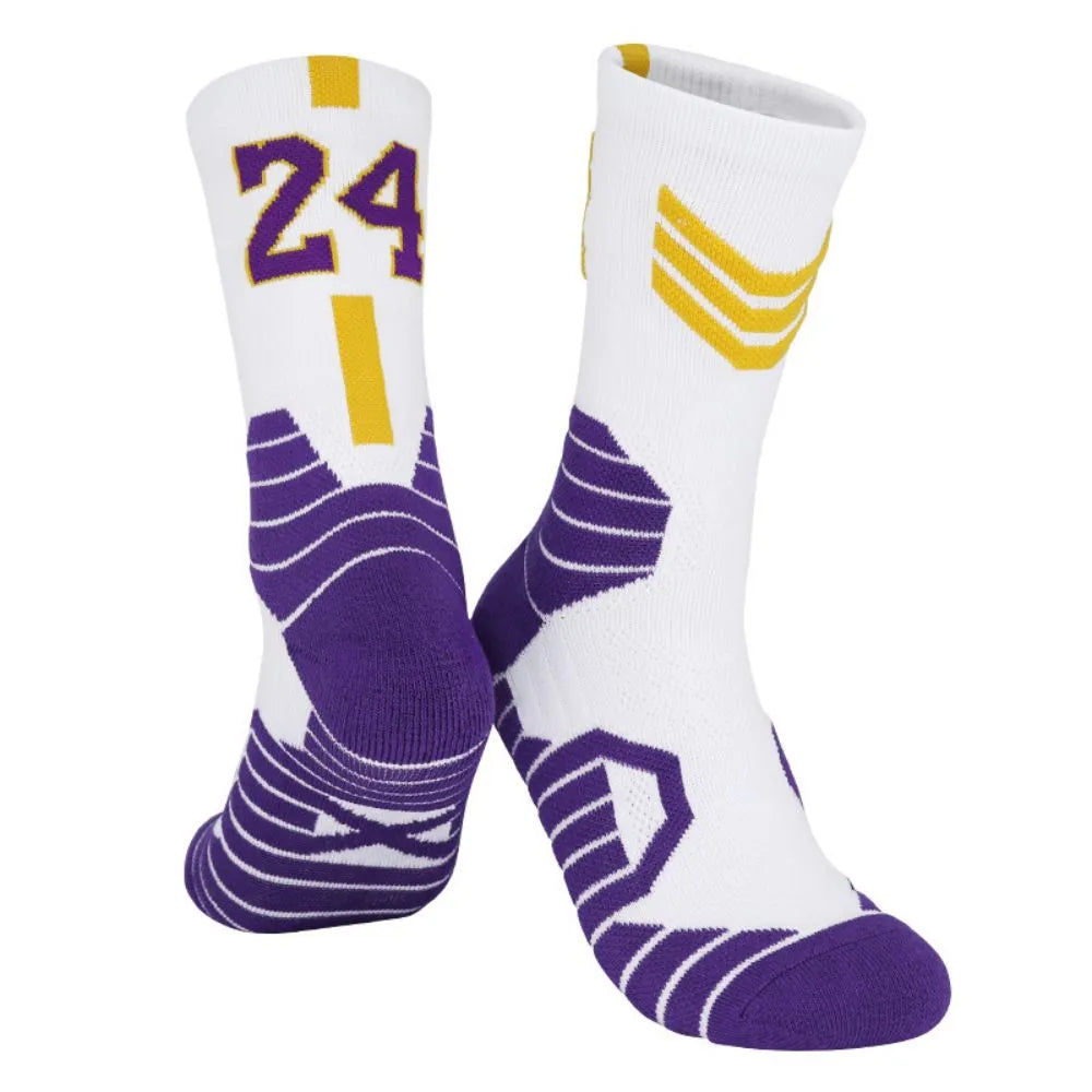 Custom Breathable Crew Compression Sports Socks
