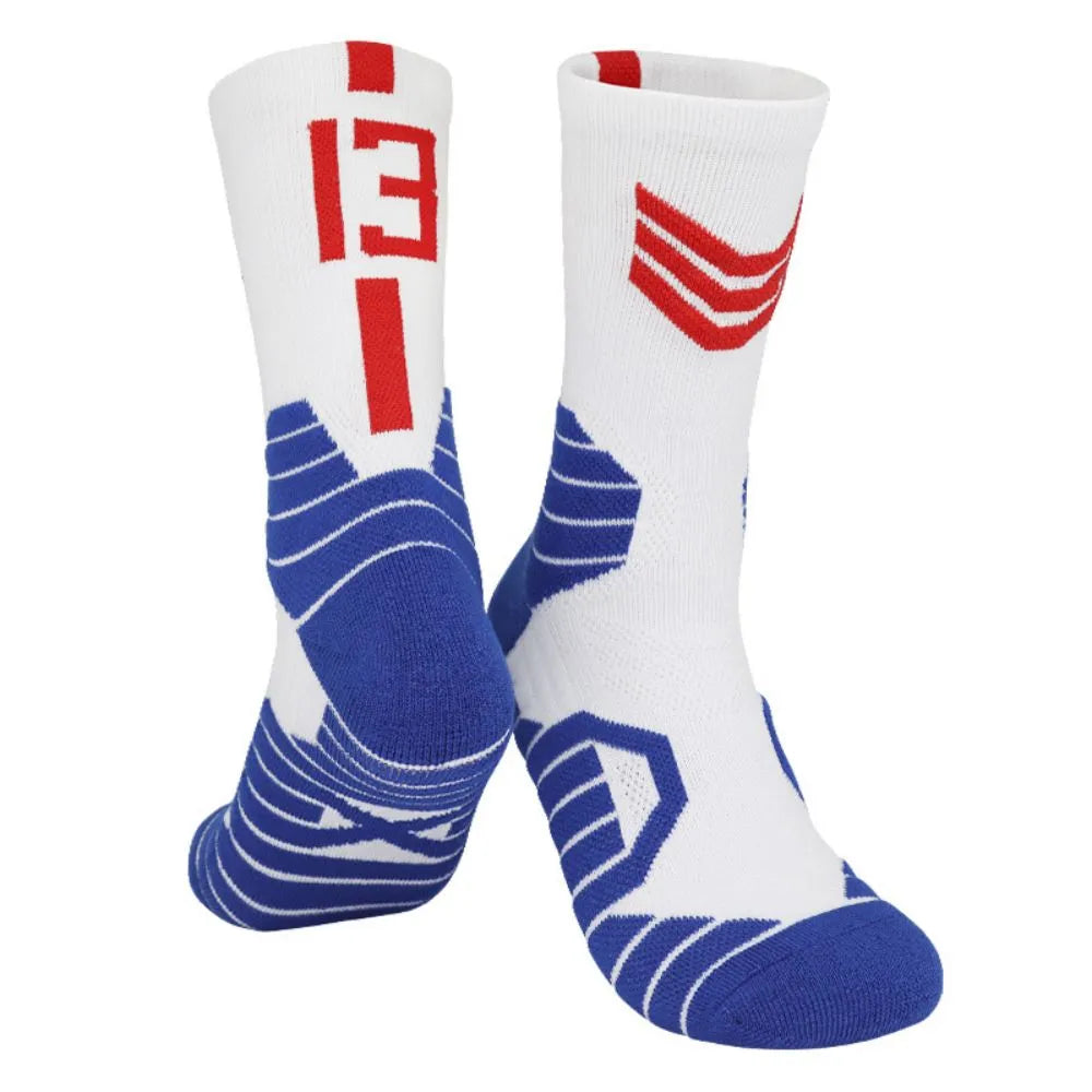 Custom Breathable Crew Compression Sports Socks