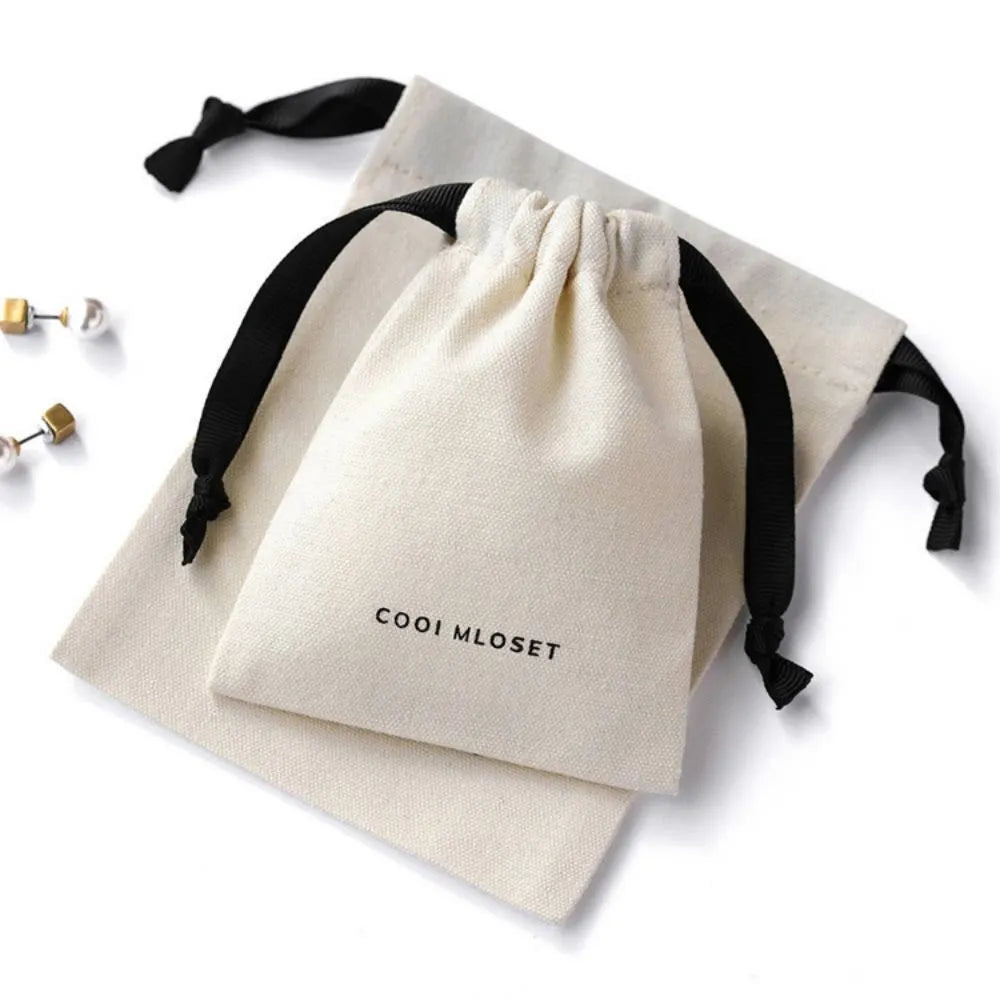 Custom Canvas Drawstring Bags