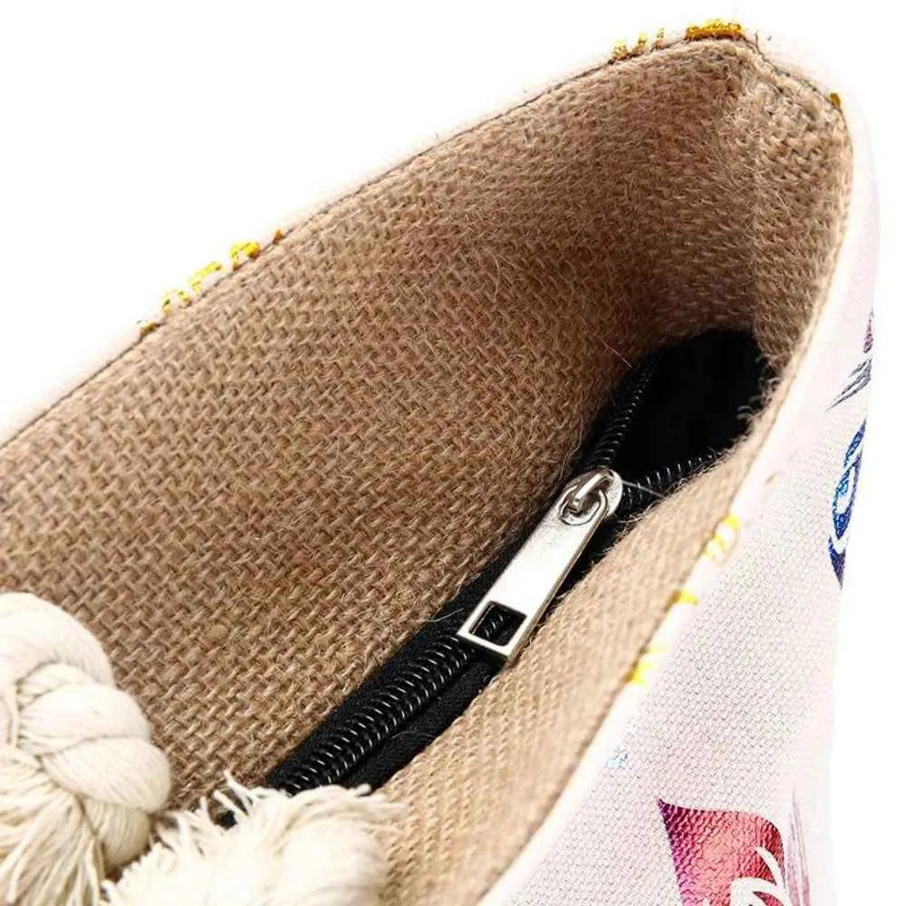 Canvas and Jute Summer Beach Bag