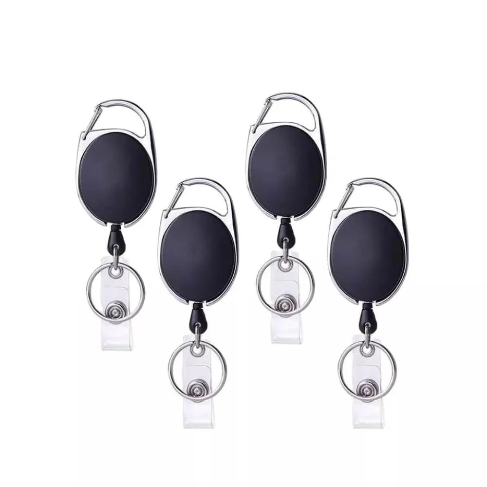 Carabiner Badge Reels with Keyring