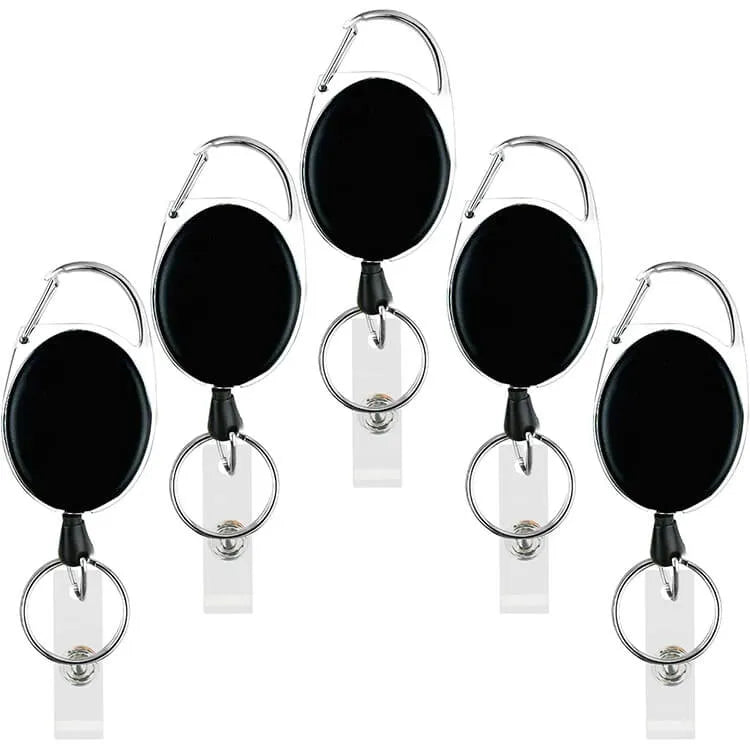 Carabiner Badge Reels with Keyring