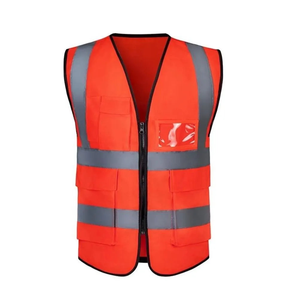 Custom Construction Security Safety Vest with Pocket