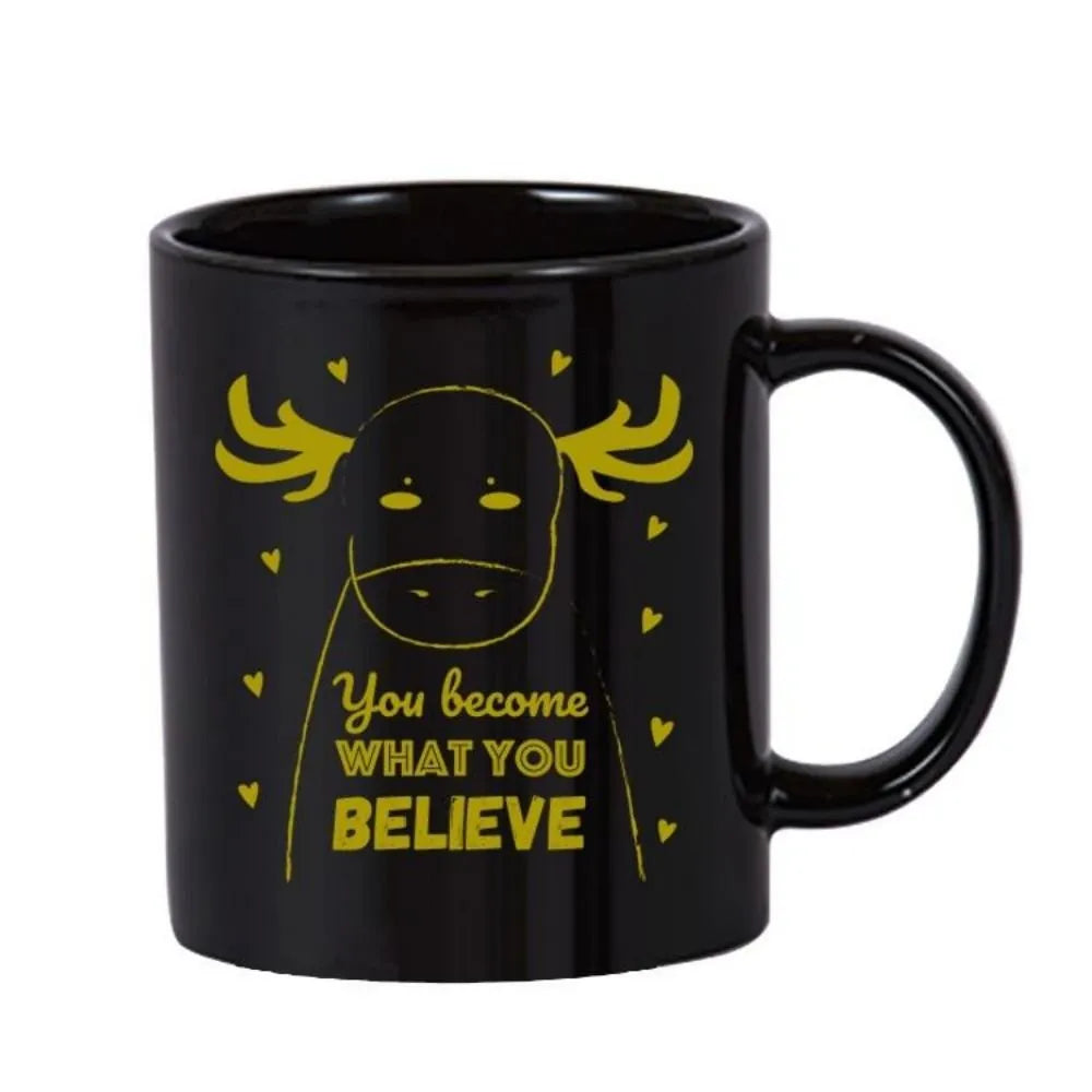 Custom 11oz Black Ceramic Coffee Mug