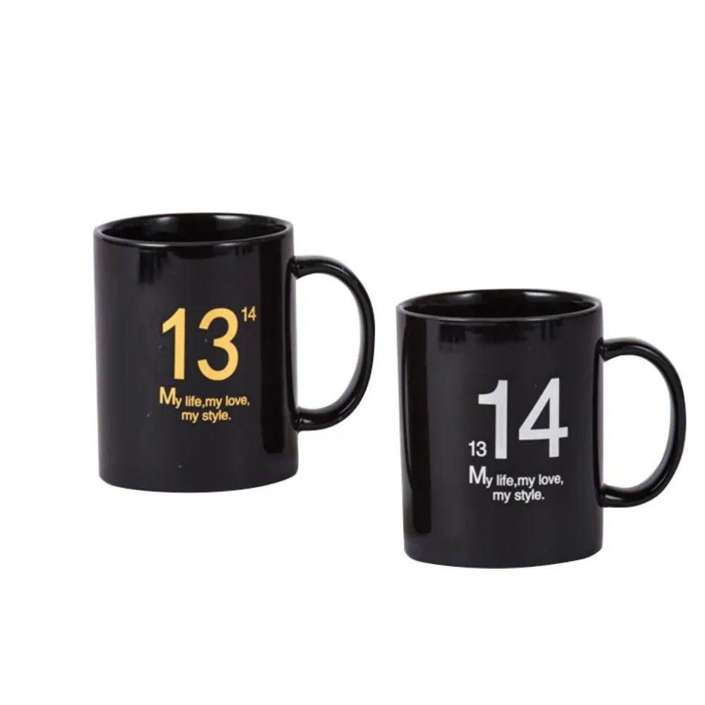 Custom 11oz Black Ceramic Coffee Mug