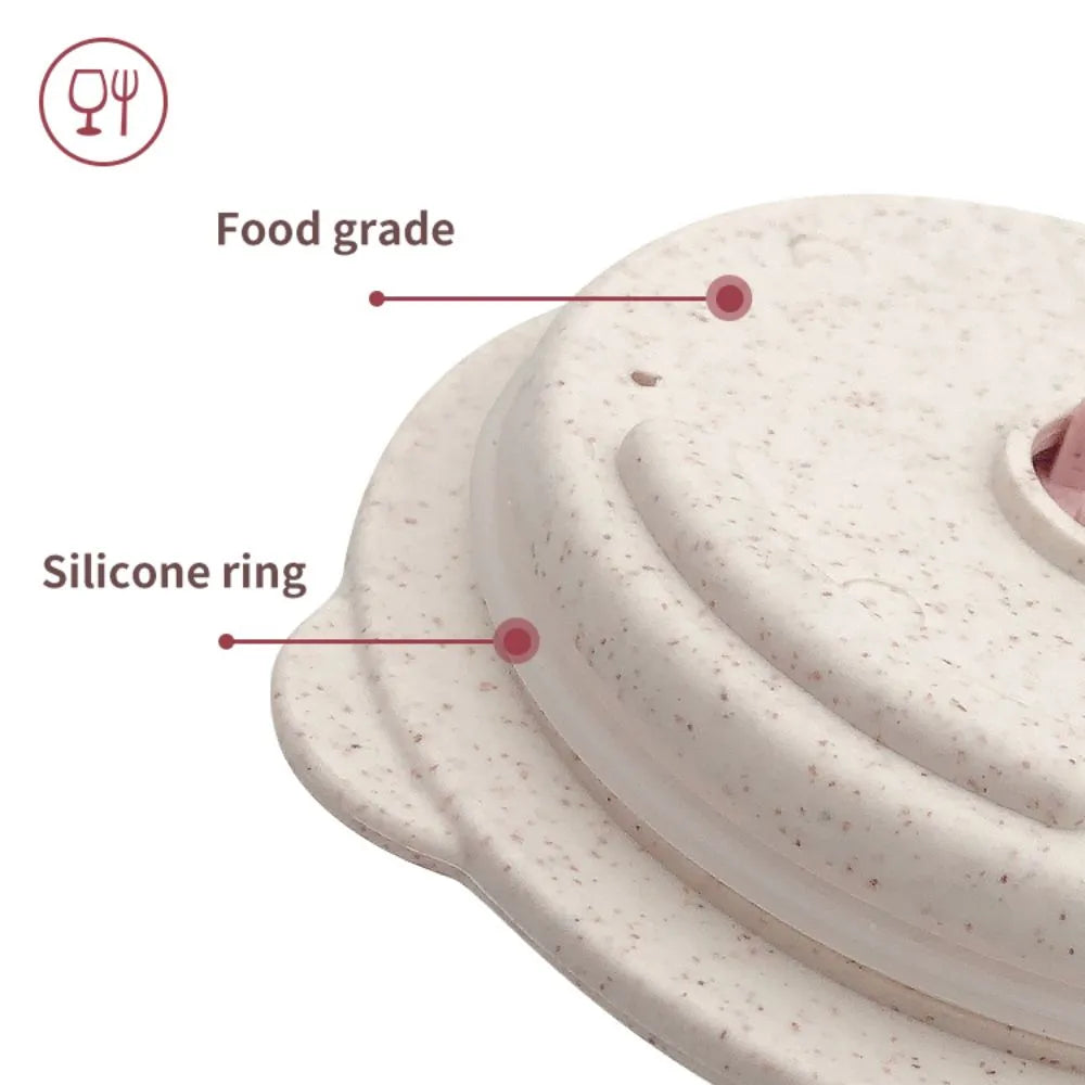 Custom 15oz Eco Friendly Wheat Straw Coffee Cup