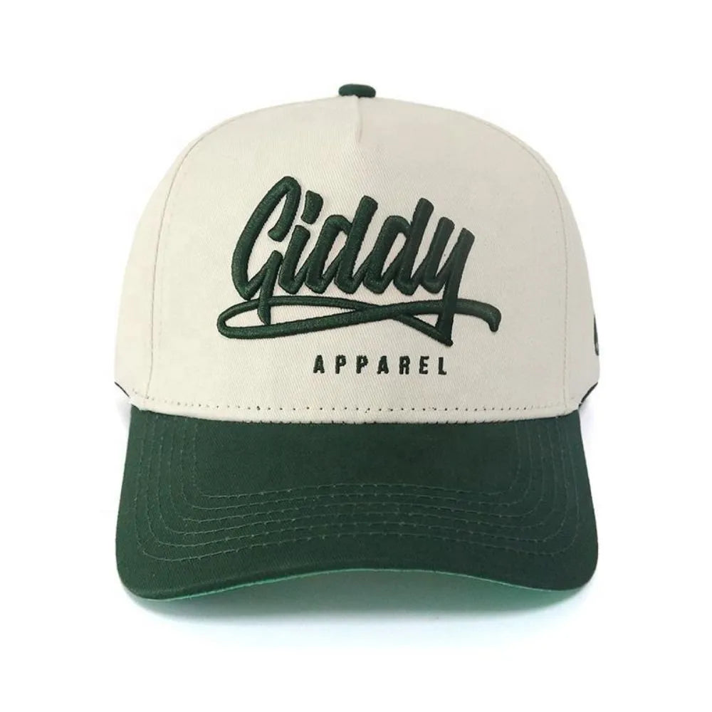 Custom 3D Embroidery Cotton Baseball Cap Hat