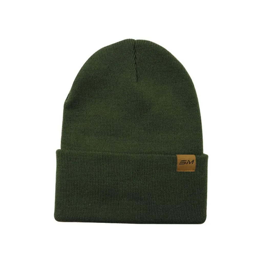 Custom Beanies with Woven Label