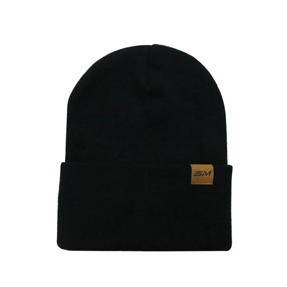 Custom Beanies with Woven Label