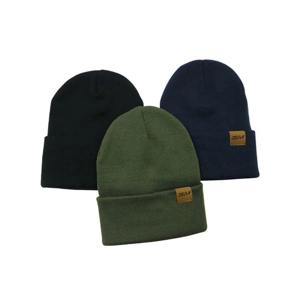 Custom Beanies with Woven Label