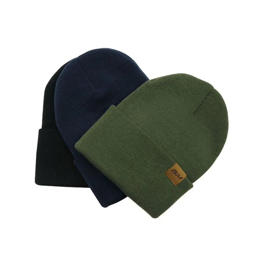 Custom Beanies with Woven Label