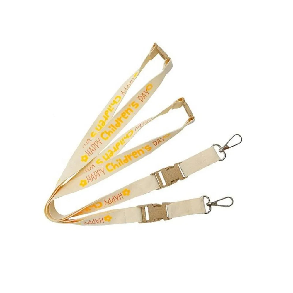 Custom Eco Friendly Cotton Lanyards