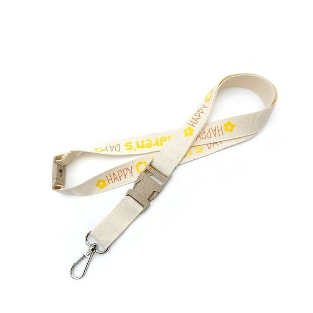 Custom Eco Friendly Cotton Lanyards