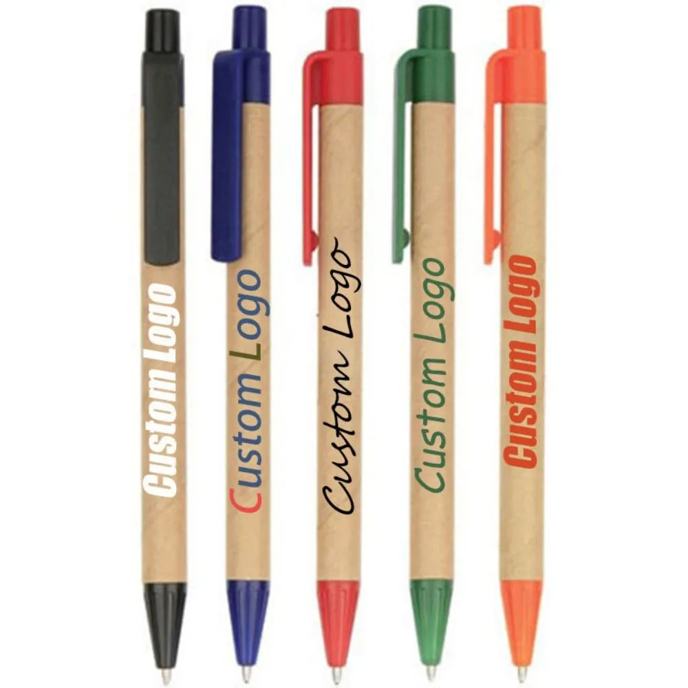 Recycled Eco friendly 100% Kraft Paper Pens