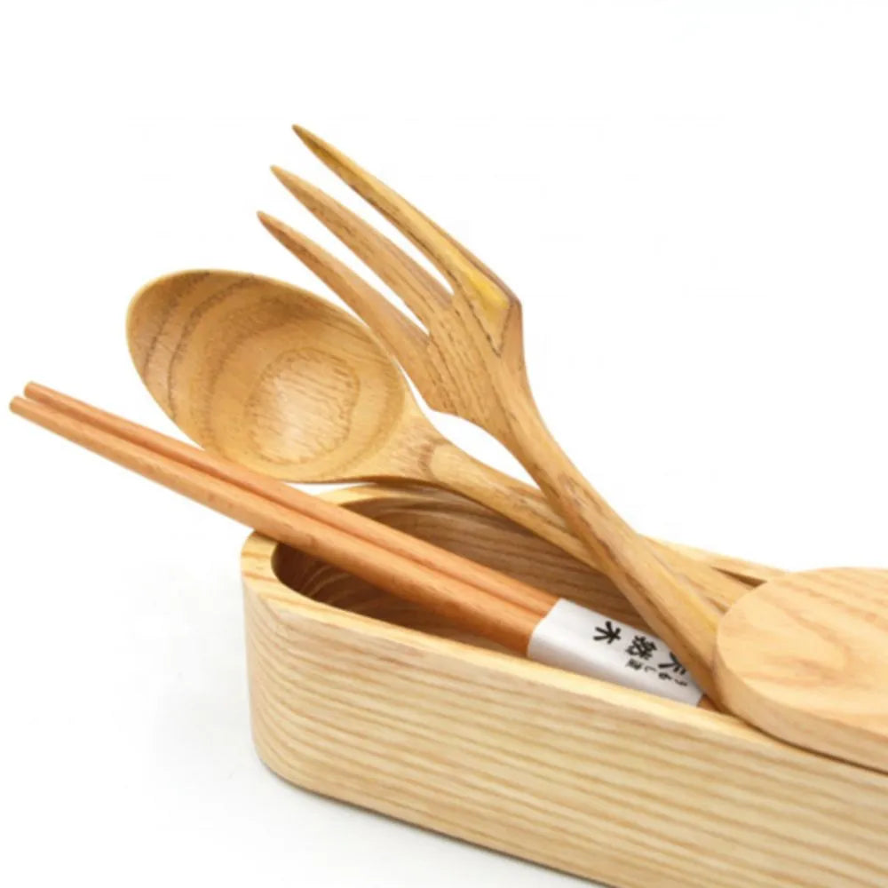 Custom Eco Friendly Wooden Cutlery Set