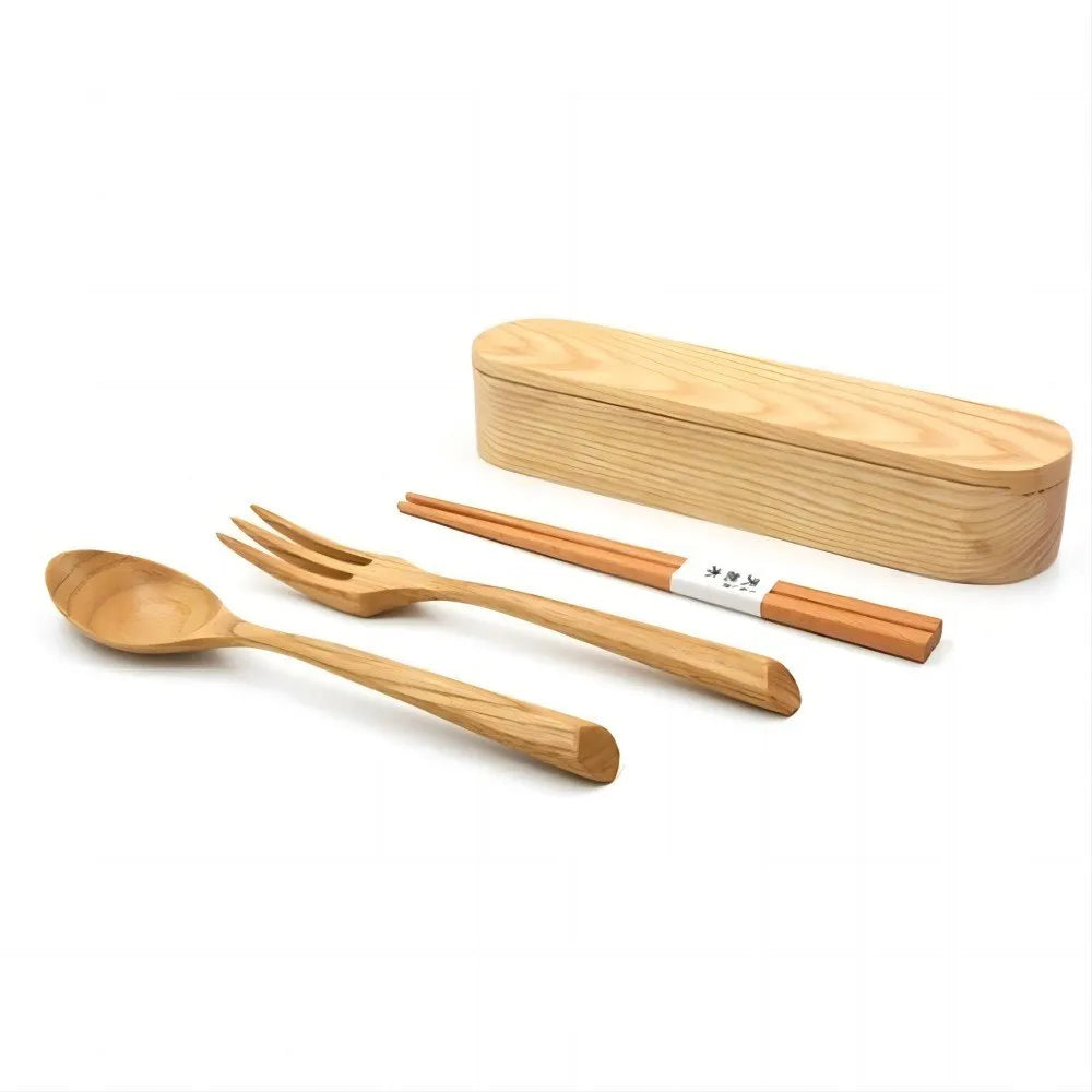 Custom Eco Friendly Wooden Cutlery Set