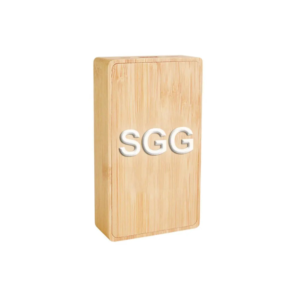 Custom Laser Led Logo Bamboo Power Bank