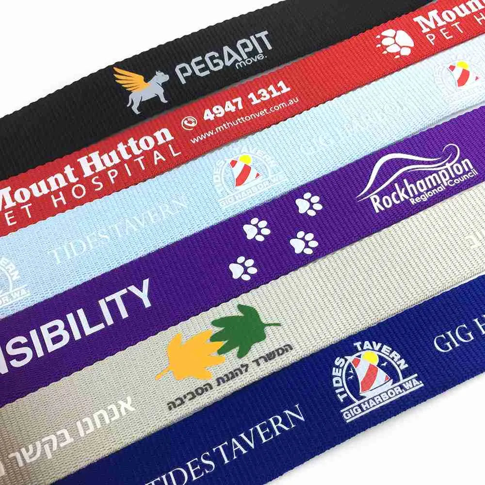 Custom Silk Screen Printed Dog Leash