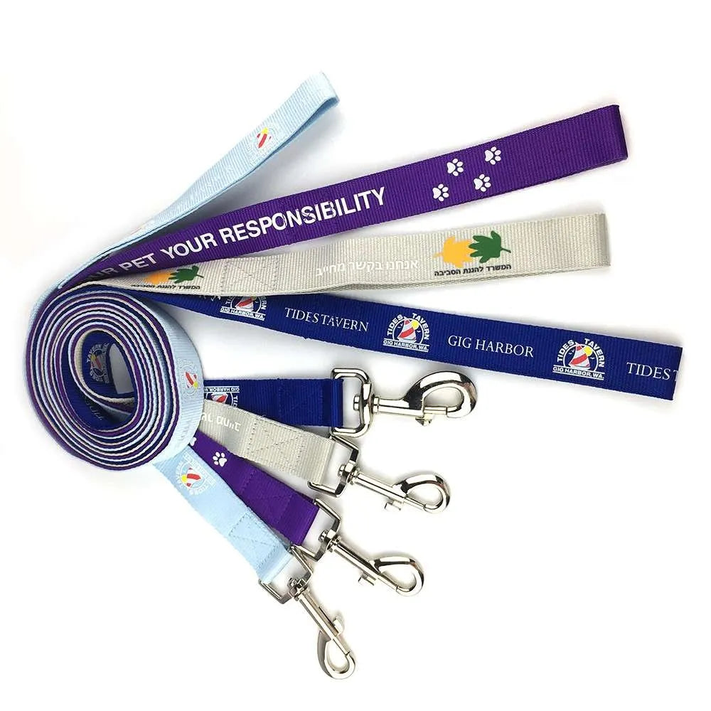 Custom Silk Screen Printed Dog Leash