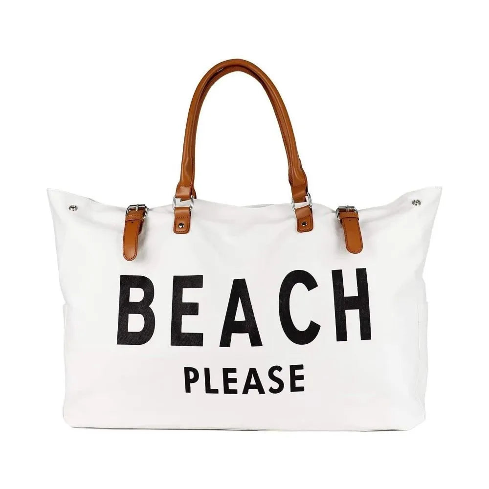 Custom Silk Screen Waterproof Beach Bag