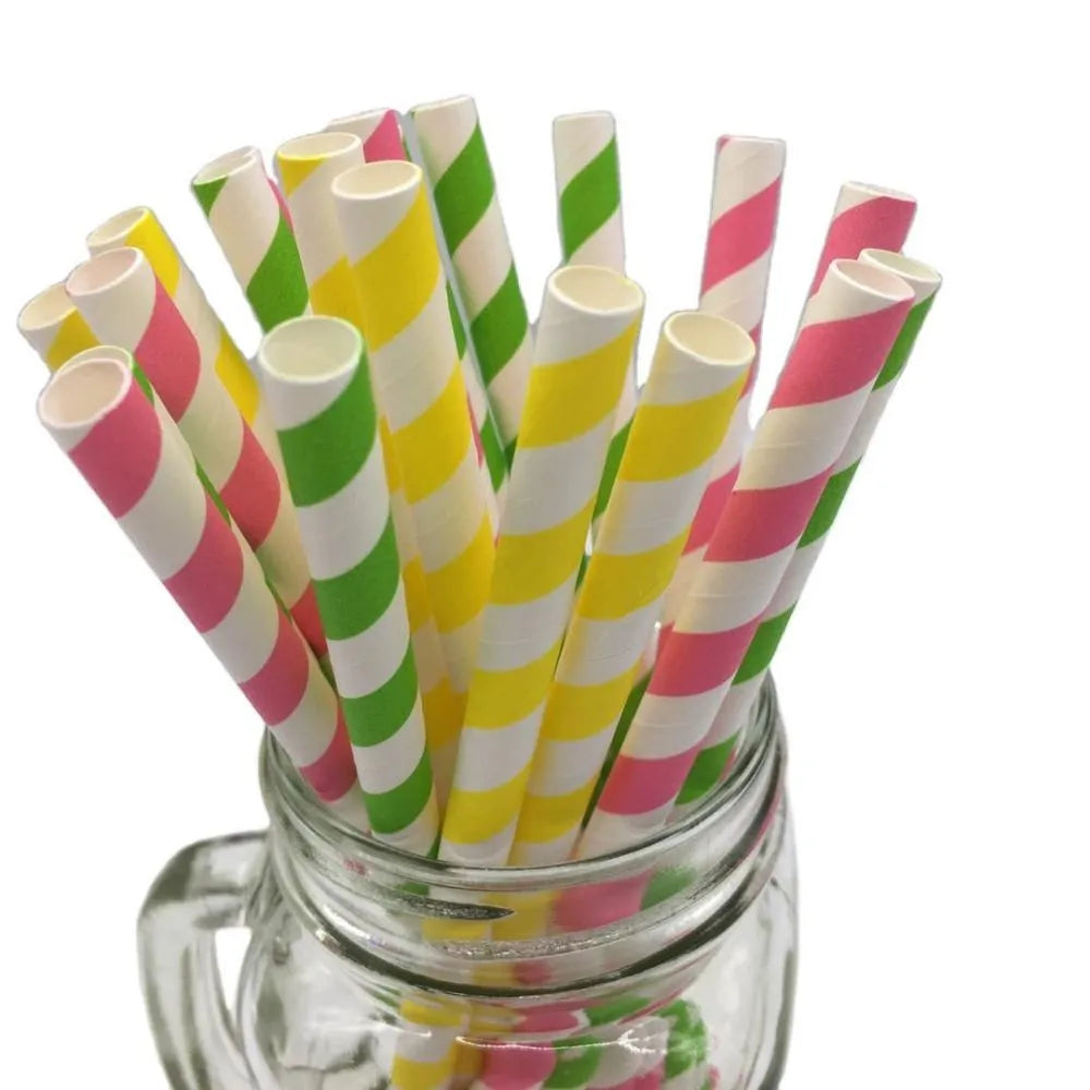 Customized Biodegradable Printed Paper Straw