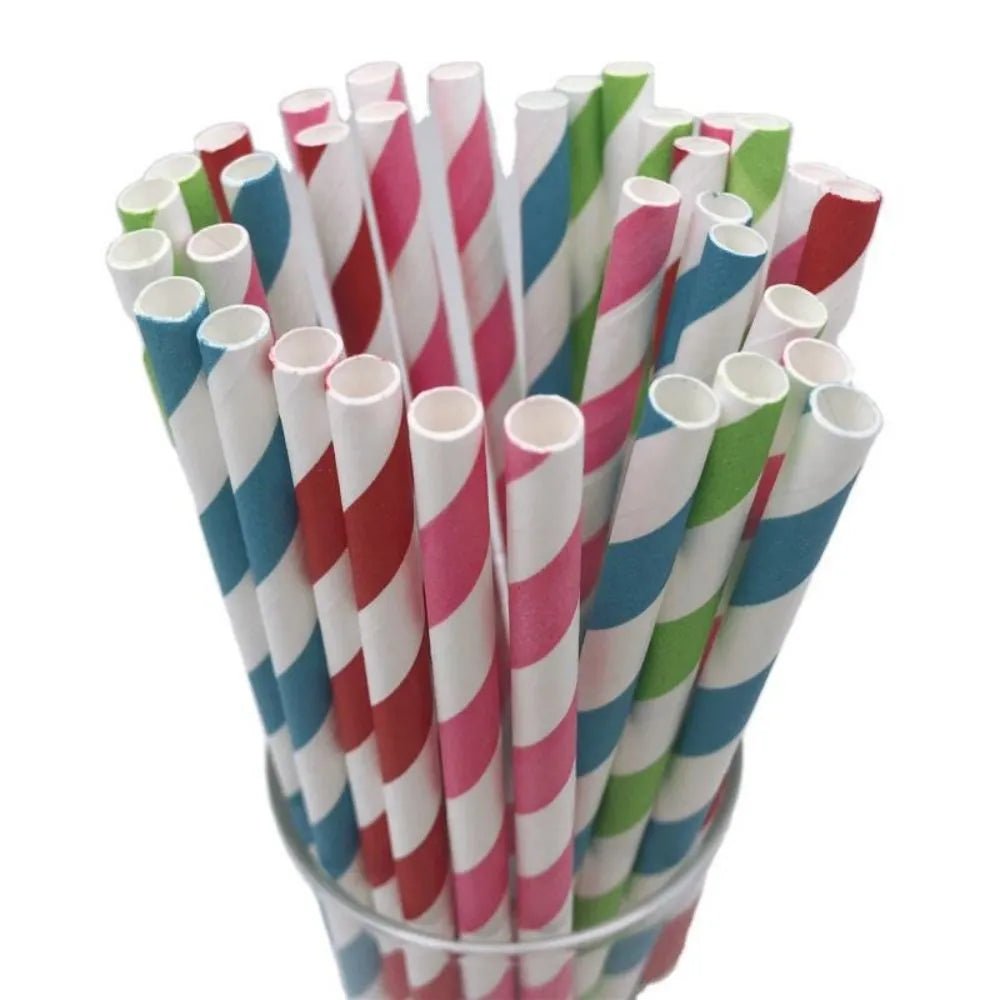 Customized Biodegradable Printed Paper Straw