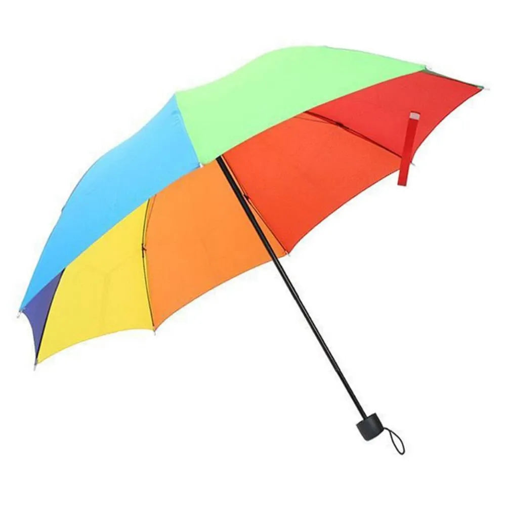 Customized Rainbow Folding Umbrella