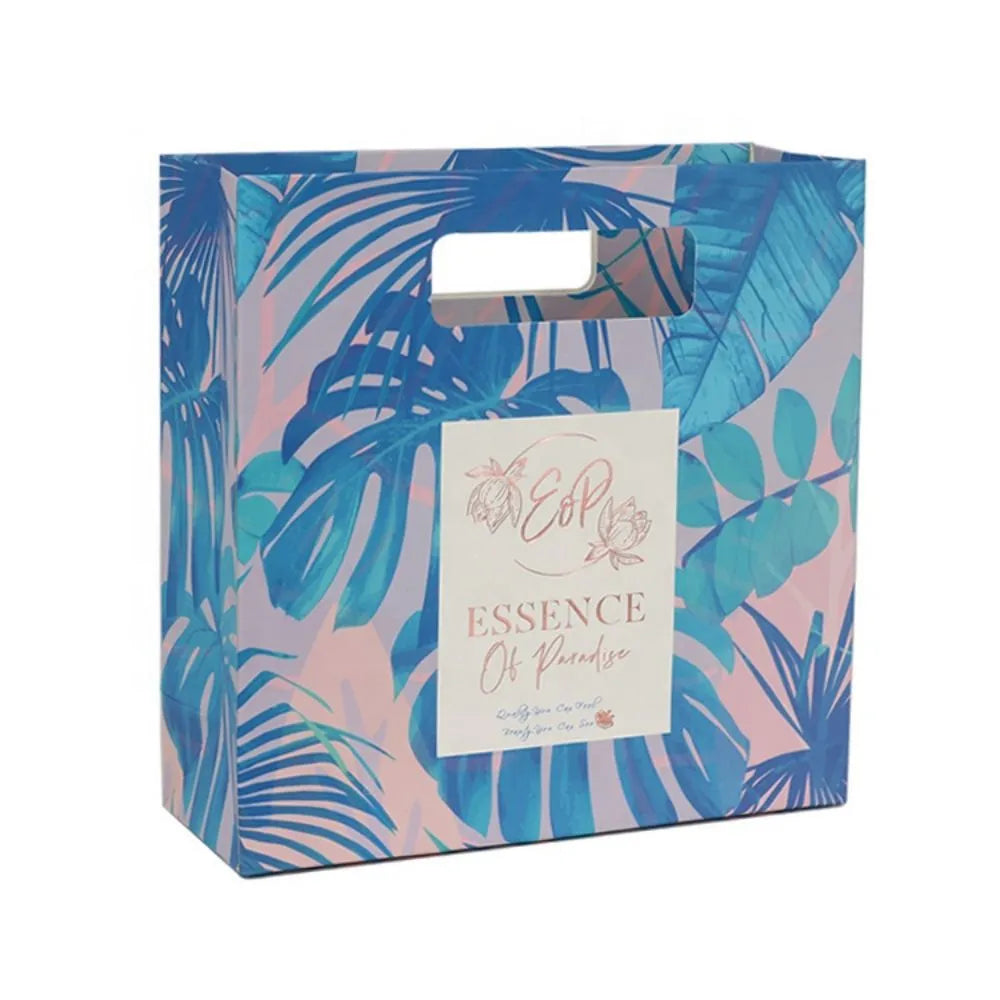 Custom Paper Gift Bags with Die Cut Handle
