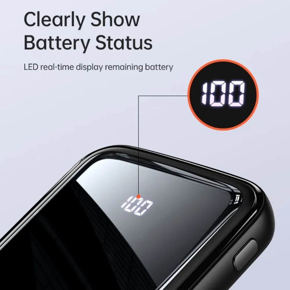 10000mAh Digital Display Power Banks