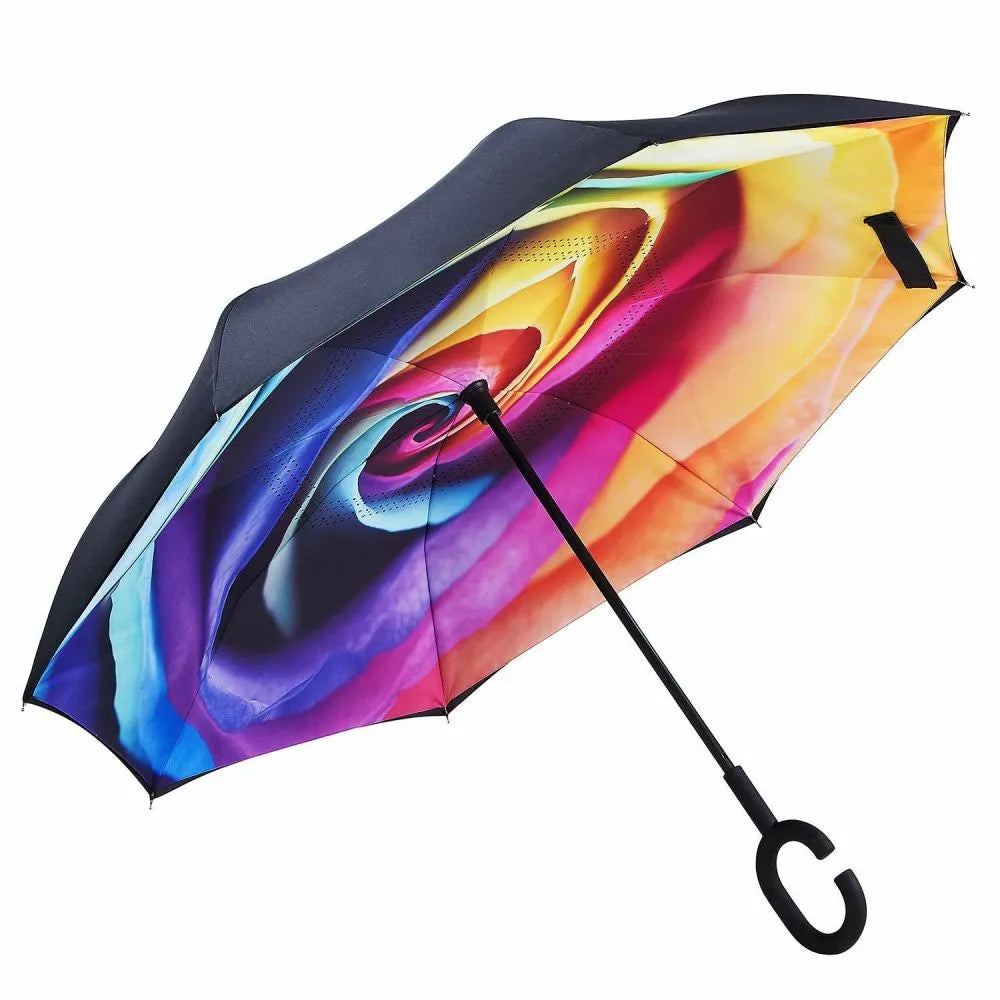 Double Layer Reverse Invert Umbrella