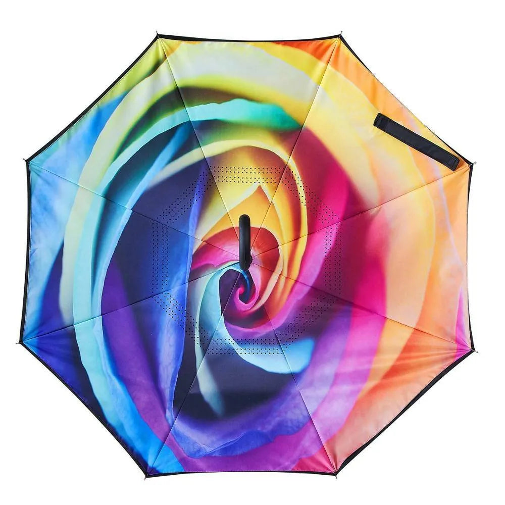 Double Layer Reverse Invert Umbrella