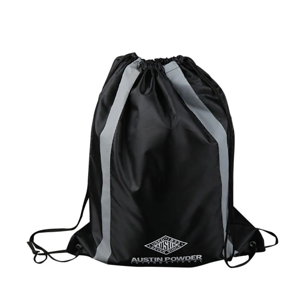 Drawstring Bags with Reflective Strap