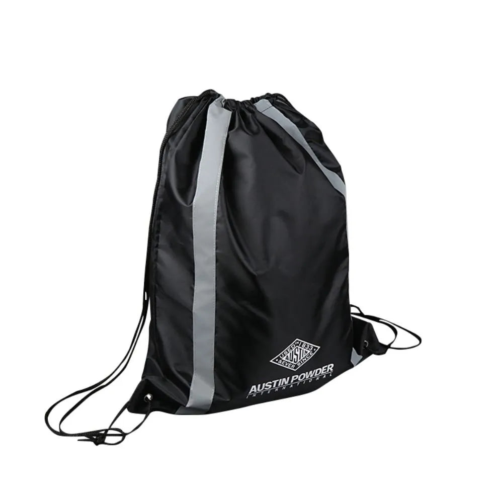 Drawstring Bags with Reflective Strap