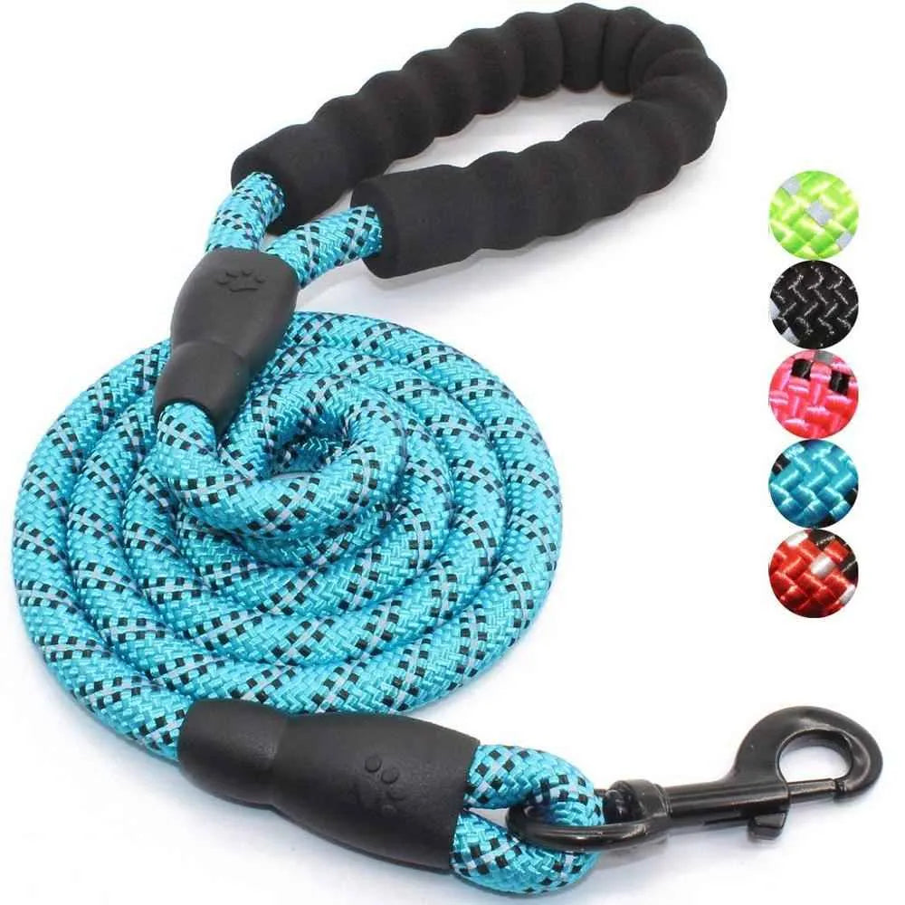Durable Polyester Dog Leash with Reflective thread
