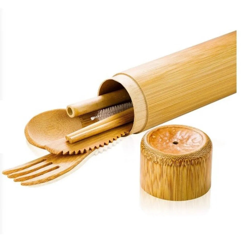 Eco Friendly Wooden Travel Cutlery Set