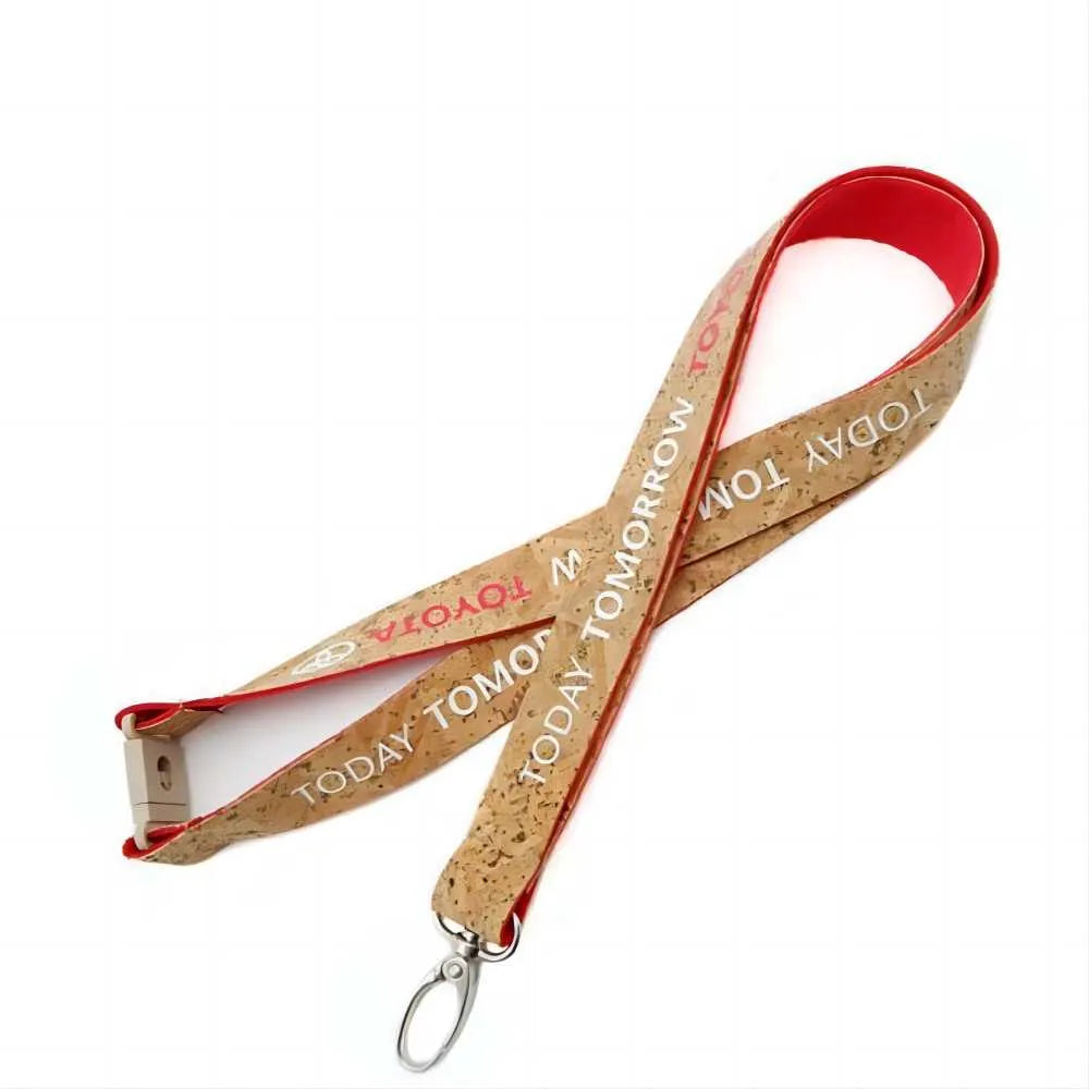 Custom Eco Friendly Cork Lanyards