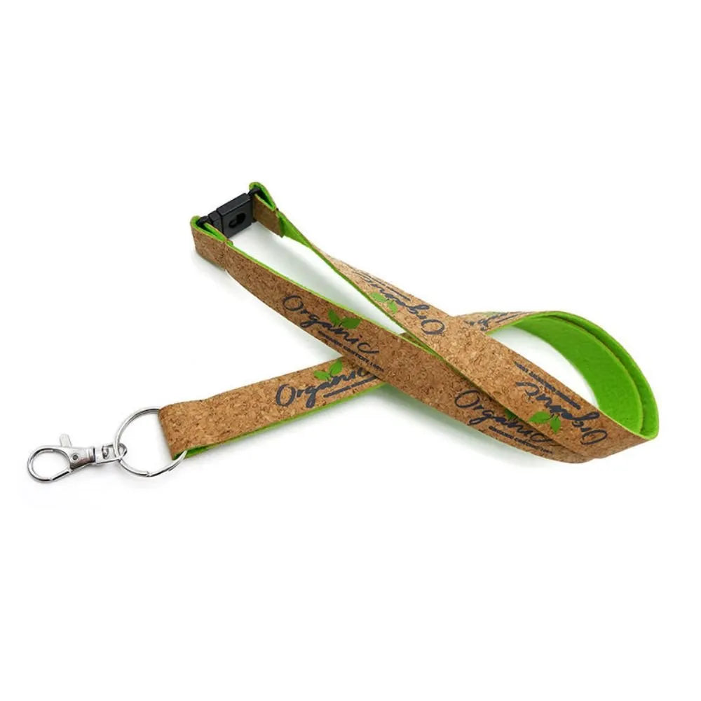 Custom Eco Friendly Cork Lanyards