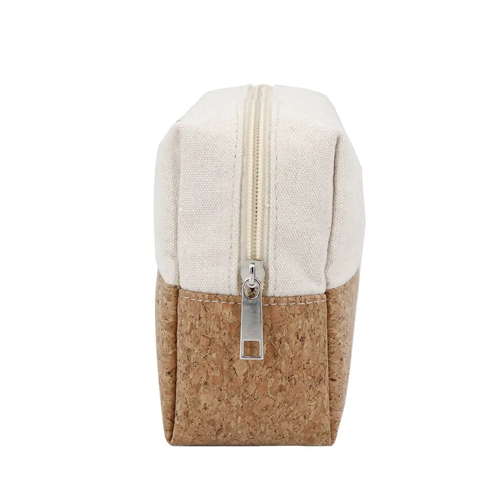 Eco Friendly Natural Cork Makeup Cosmetic Bag