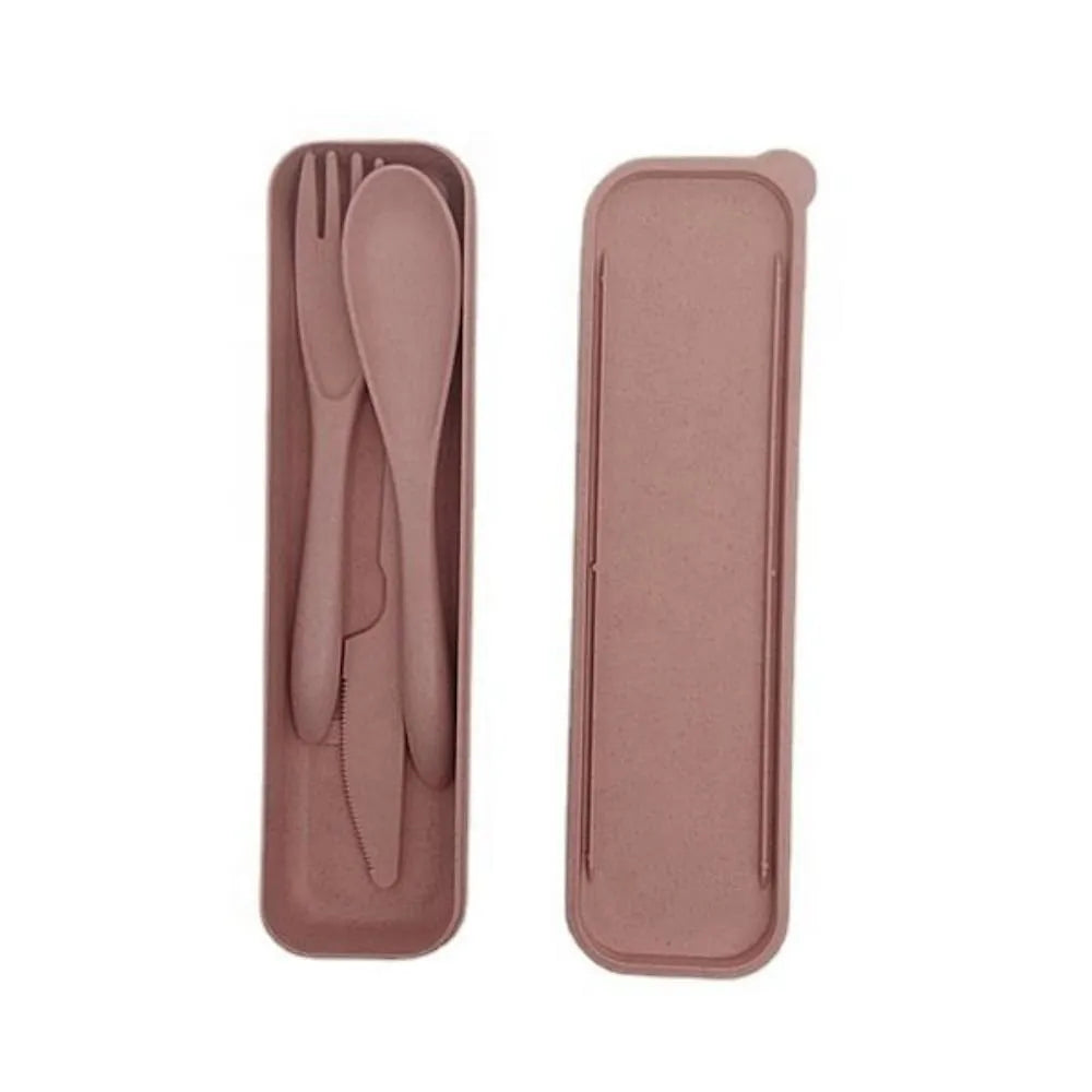 Eco-Friendly Wheat Straw Biodegrade Cutlery Set