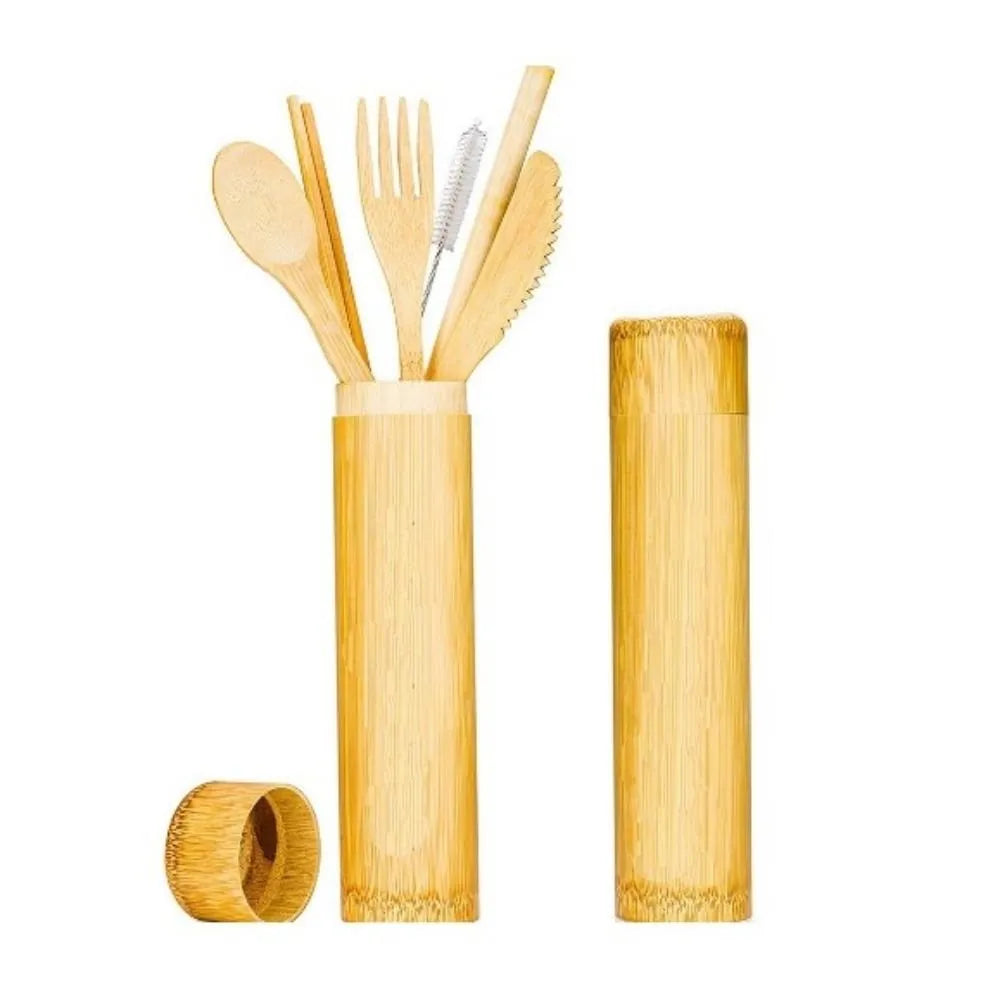 Eco Friendly Wooden Travel Cutlery Set
