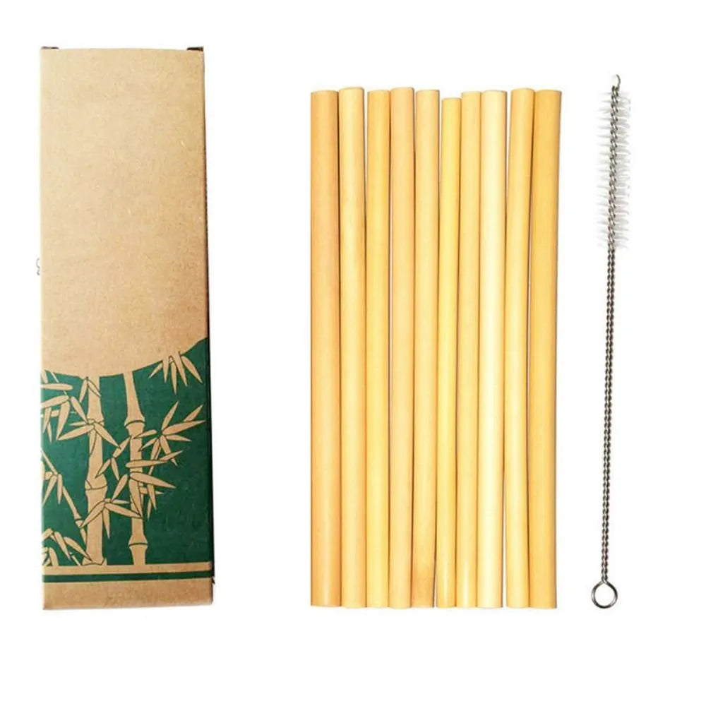 Eco-friendly Bamboo Reusable Straws