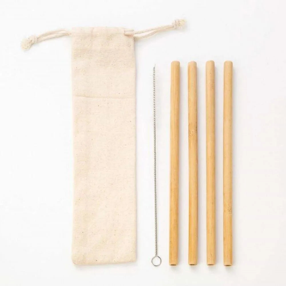 Eco-friendly Bamboo Reusable Straws