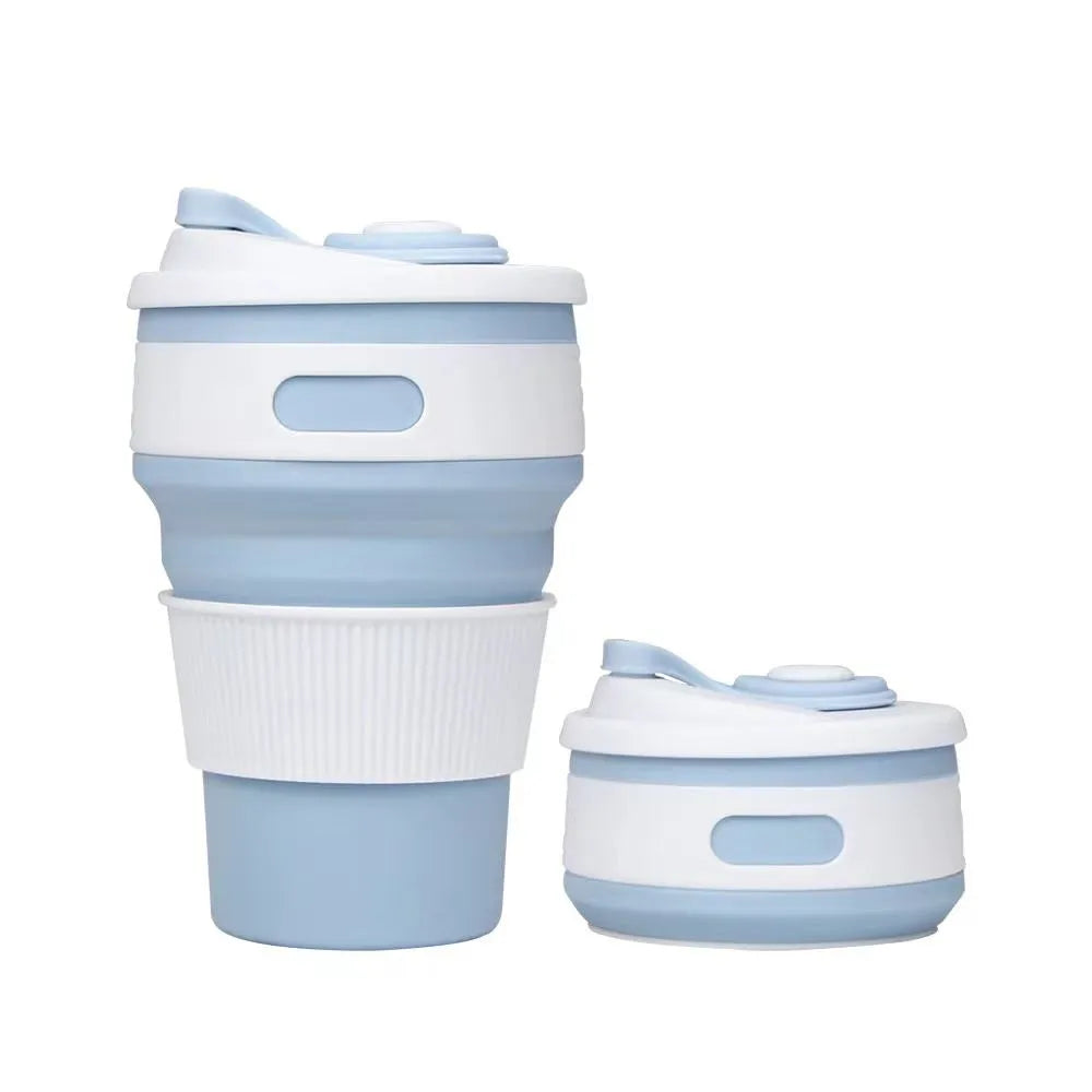 Food Grade BPA Free Silicone Collapsible Coffee Cups