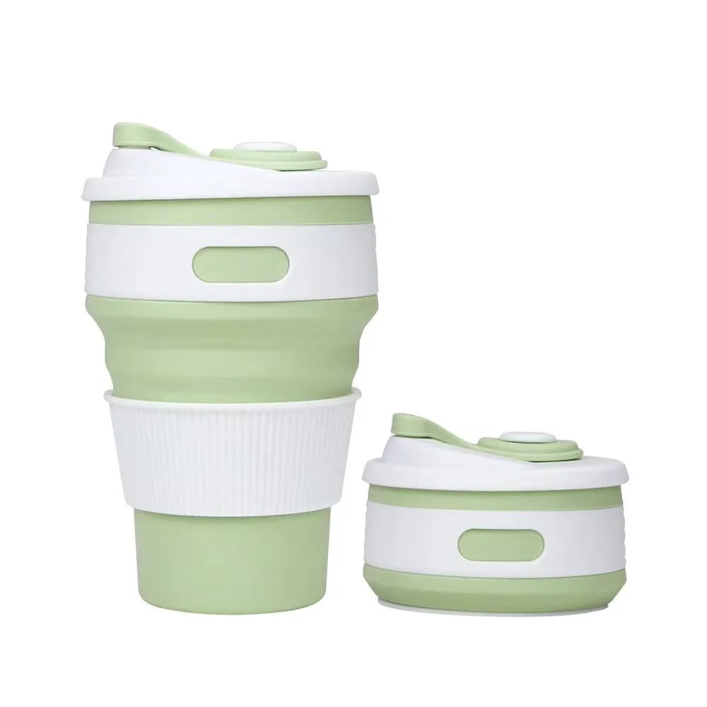 Food Grade BPA Free Silicone Collapsible Coffee Cups